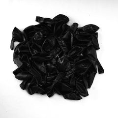 Pack of 100 - 12 Inches - Black latex Balloon - Premium Quality Balloons for Parties & Events
