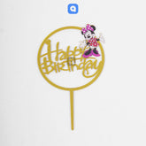 Happy Birthday Acrylic Cake Topper