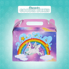 Pack of 10 - Unicorn Theme Goodie Boxes - Ali Akbar Decoration