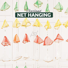 Pack of 12 - Net Hanging Garlands/ Lariyaan