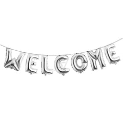 Welcome Foil Balloon Golden Color
