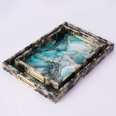 Wedding Tray Square Shape 2 Pcs Set