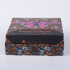 Scented Jar Candles | Pack of 4 | For Room Decor