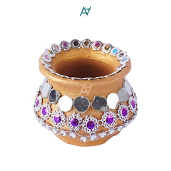 Decorative Clay Matki for Diwali & Festive Decor – Ali Akbar Decorations