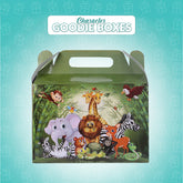 Pack of 10 - Jungle Theme Goodie Boxes - Ali Akbar Decoration