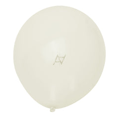 Pack of 100 - 12 Inches - Ivory White latex Balloon - Premium Quality Balloons for Parties & Events