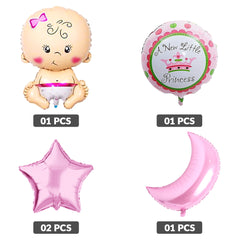 Its a Girl Foil Balloon Set