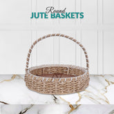 5 pcs Set - Round Jute Basket