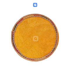 Round Jamawar Tray for Wedding & Festive Gifts – Ardor Pakistan