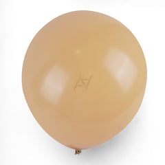 Pack of 100 - 12 Inches - Camel latex Balloon - Premium Quality Balloons for Parties & Events
