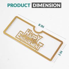 Happy Engagement Acrylic Envelopes