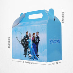 Pack of 10 Frozen Theme Goodie Boxes - Ali Akbar Decoration