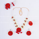 Artificial Flower Jewellery Set for wedding