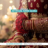 Artificial Hand Flower Gajray – Mehndi & Wedding Wear Accessory