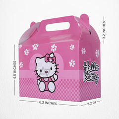 Pack of 10 - Hello Kitty Theme Goodie Boxes - Ali Akbar Decoration
