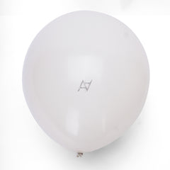 Pack of 100 - 12 Inches - White latex Balloon - Premium Quality Balloons for Parties & Events