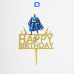 Happy Birthday Acrylic Cake Topper