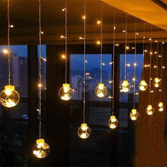 Warm Color Ball Curtain Led Fairy Light