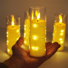 Battery Operate Acrylic Led Candle