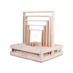 Square Wooden Baskets