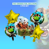 The Croods 5 Pcs Foil Balloon Pack | Party Supplies by Ali Akbar Decoration