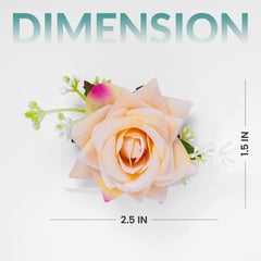 Fashion Flower Rose Hair Hairpin For Woman Wedding Bridal Hair Clip Gifts