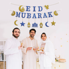 Eid Mubarak hanging banner kit