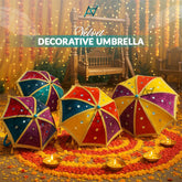 Decorative Velvet Umbrella
