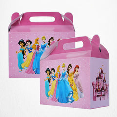 Pack of 10 - Princess Theme Goodie Boxes - Ali Akbar Decoration