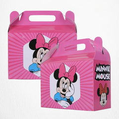 Pack of 10 - Mini Mouse Theme Goodie Boxes - Ali Akbar Decoration