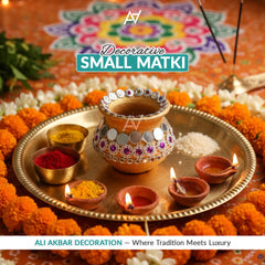 Decorative Clay Matki for Diwali & Festive Decor – Ali Akbar Decorations