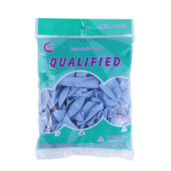 Pack of 100 - 12 Inches Baby blue Latex Balloon
