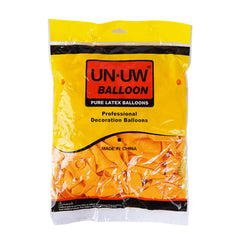 Pack of 100 - 12 Inches Mustard latex balloon