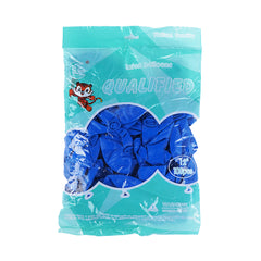 Pack of 100 - 12 Inches Dark blue Latex Balloon