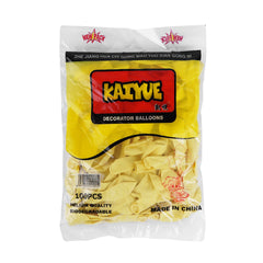 Kaiyue Lemon Yellow Color Latex Balloon