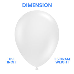 Panda White Latex Balloon