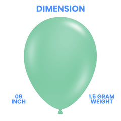 Kaiyue Mint Green Color Latex Balloon