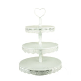 3 Tier White Cupcake Stand - ardor