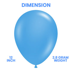 Pack of 100 - 12 Inches Sky blue Latex Balloon