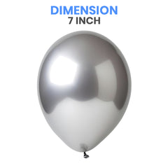 Qualatex Chrome Silver balloon
