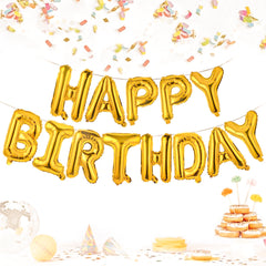 Happy Birthday Foil Balloons Set