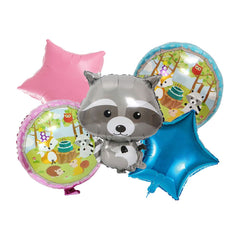 5 Pcs Fox Foil Balloon Set - ardor