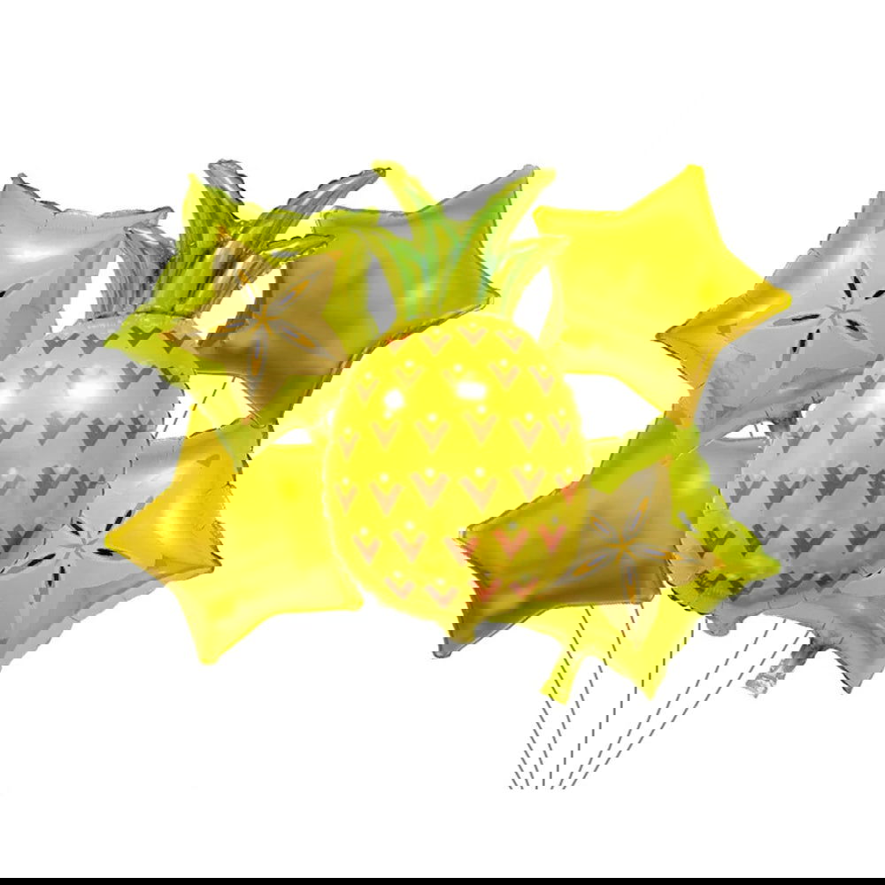 5 Pcs Pineapple Foil Balloon Set - ardor