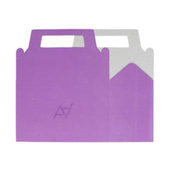 Pack of 10 - Macron purple Goodie Boxes | Perfect for Parties & Events – Ali Akbar Decoration