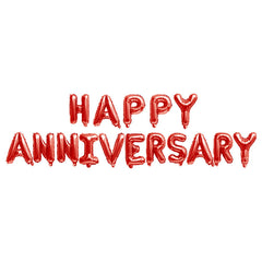 Anniversary Foil Balloon Red Color - ardor