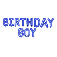 Birthday Boy Foil Balloons Set
