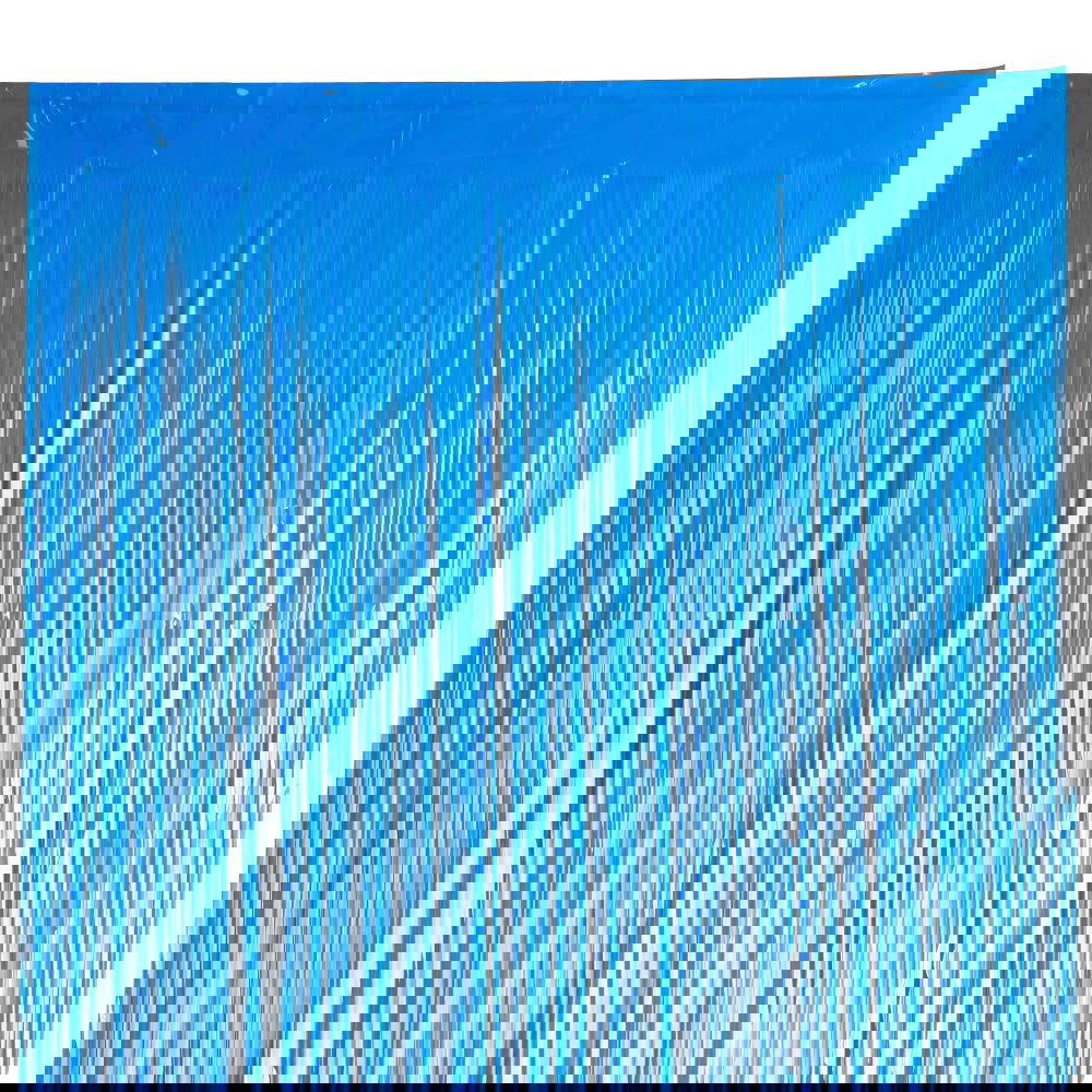 Fluorescent Dark Blue Foil Curtains - ardor