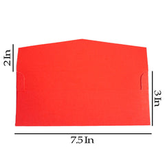 Fluorescent Red Eid Envelopes - ardor