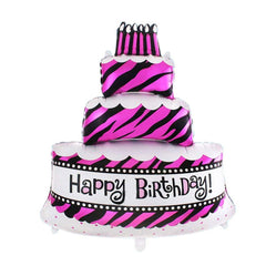 Happy Birthday Cake Foil Balloons - ardor