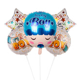Its a Boy 5 Pcs Face Foil Balloon | For | Baby Shower Decor | - ardor